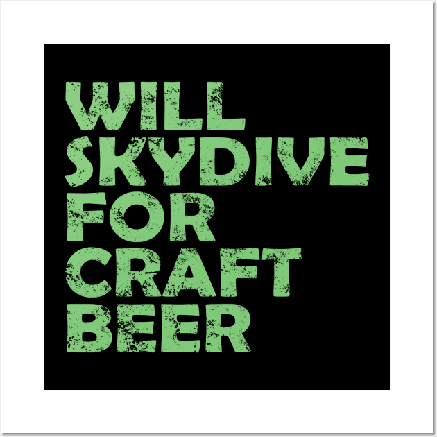 Craft Beer Skydive Wall Art by NineBlack